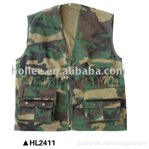 poly/cotton Fishing Vest